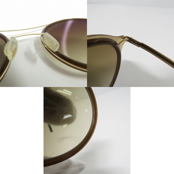 実際に弊社で買取させて頂いたic! berlin/アイシーベルリン brubu ウェリントン サングラス/アイウェアの画像 8枚目