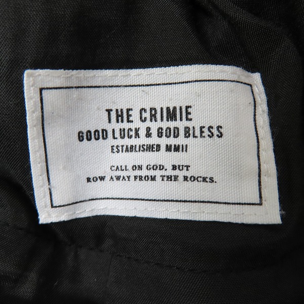 実際に弊社で買取させて頂いたCRIMIE/クライミー ZACK BACK SATIN THINSULATE MA-1 JACKET/バックサテン シンサレート ジャケット CR1-02L5-JK38/Mの画像 4枚目