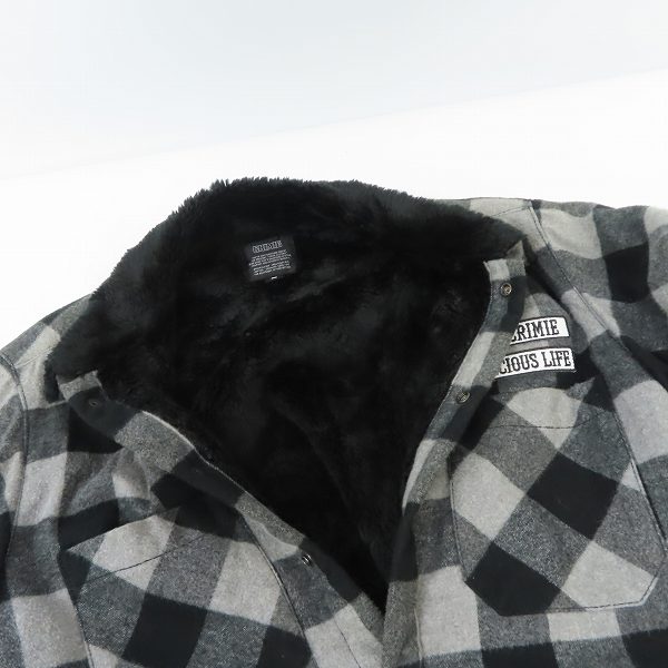 実際に弊社で買取させて頂いたCRIMIE/クライミー 内ボア チェック シャツジャケット/ブルゾン/Mの画像 5枚目