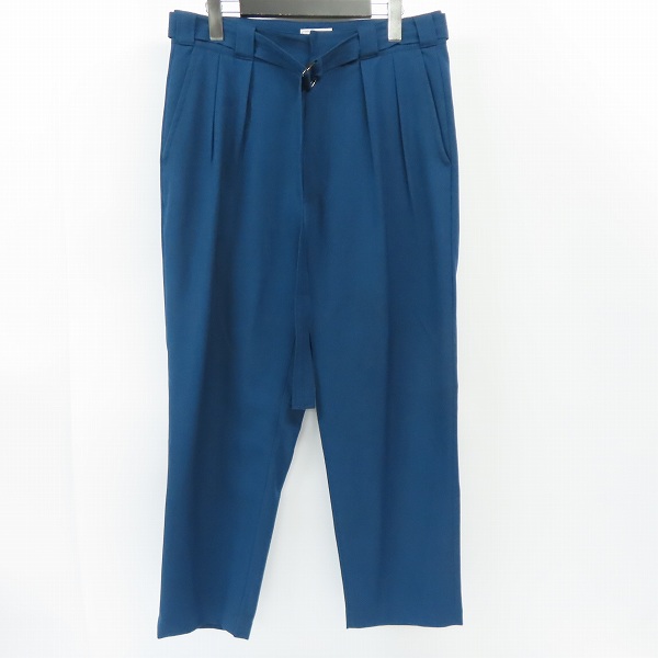 実際に弊社で買取させて頂いたTHE CRIMIE/クライミー DYLAN RELAX TWO TUCK SUIT PANTS/ツータックスーツパンツ CR1-02L5-PL06/S