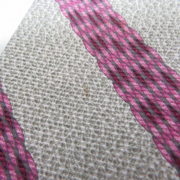 実際に弊社で買取させて頂いたBVLGARI/ブルガリ ネクタイ 総柄/ストライプの画像 7枚目