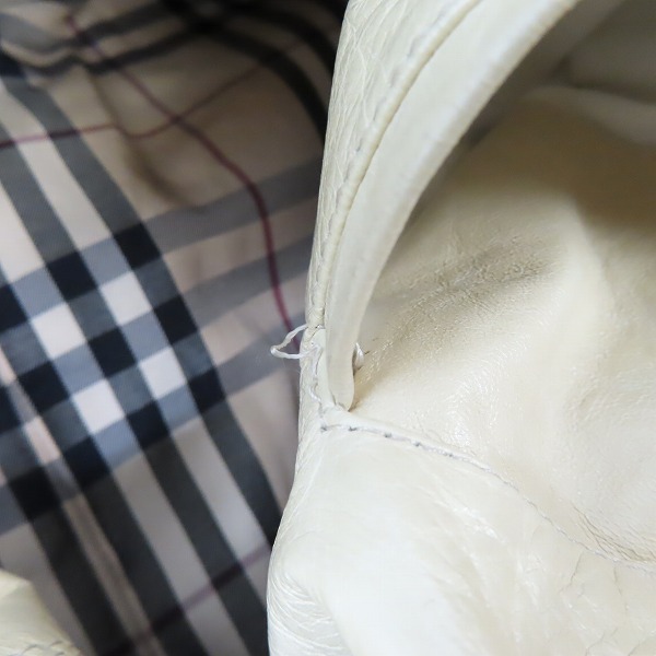 実際に弊社で買取させて頂いたBURBERRY LONDON/バーバリー ロンドン レザーコートの画像 4枚目