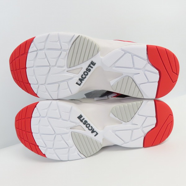 実際に弊社で買取させて頂いた【未使用】LACOSTE/ラコステ STORM 96 LO 0721 1 スニーカー SM00851/UK9.5の画像 2枚目
