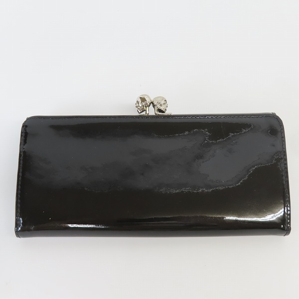 実際に弊社で買取させて頂いたHYSTERICS/ヒステリックグラマー エナメル がま口 ウォレット 長財布の画像 1枚目
