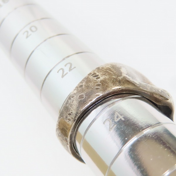 実際に弊社で買取させて頂いたCRAZY PIG/クレイジーピッグ ラージエビルスカルリング/23.5号の画像 8枚目