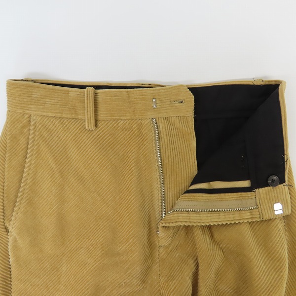 実際に弊社で買取させて頂いたHARE/ハレ コーデュロイ ダブルテーラードジャケット/パンツ セットアップ HA030164TR/HA010172TR/Sの画像 6枚目