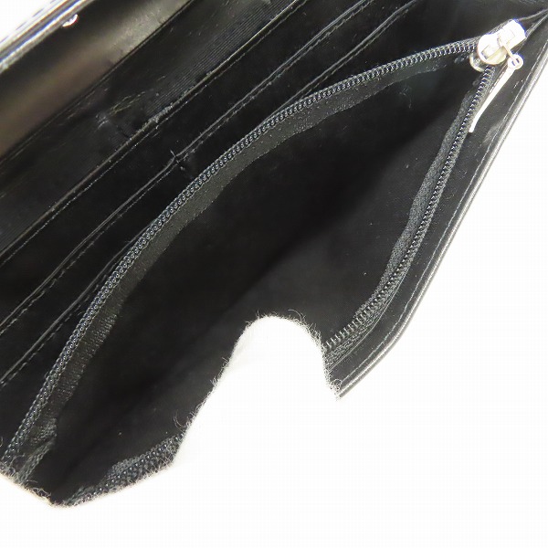 実際に弊社で買取させて頂いたHYSTERICS/ヒステリックグラマー エナメル がま口 ウォレット 長財布の画像 4枚目