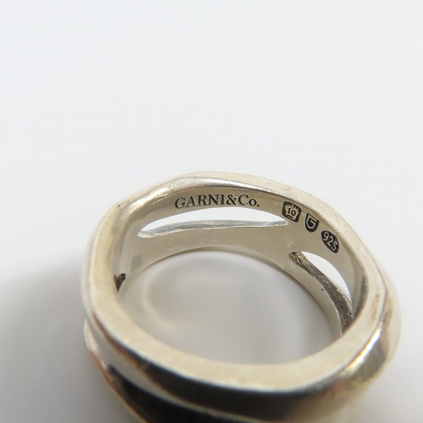 実際に弊社で買取させて頂いたGARNI/ガルニ 925 シルバー リング/指輪 20.5-21号の画像 6枚目