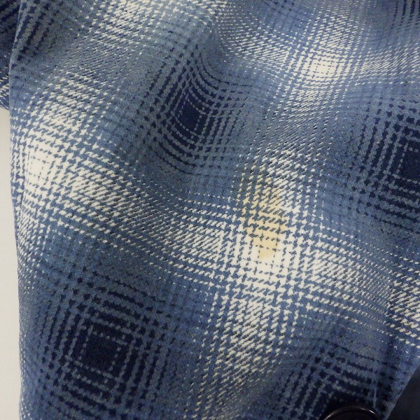 実際に弊社で買取させて頂いたBLUE BLUE ブルーブルー / PURE INDIGO JAPAN チェックジャケット/2の画像 5枚目