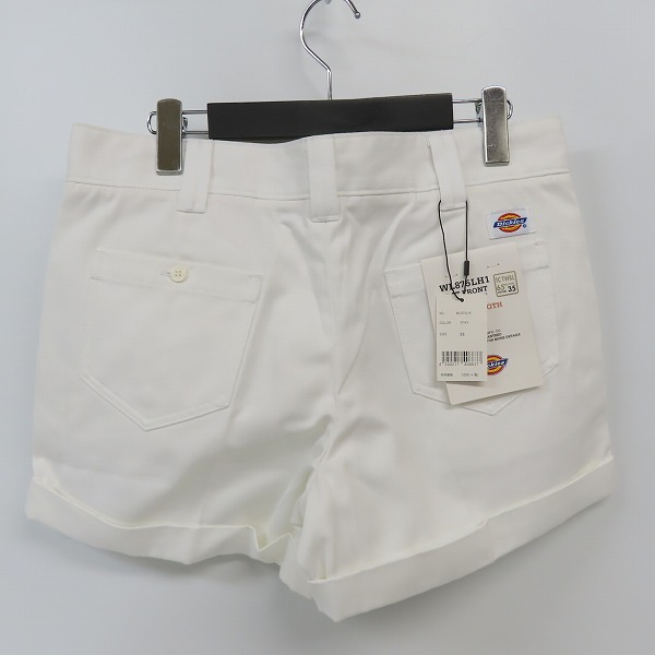 実際に弊社で買取させて頂いたDickies/ディッキーズ ショートパンツ ホワイト WL875LH1 /28の画像 1枚目