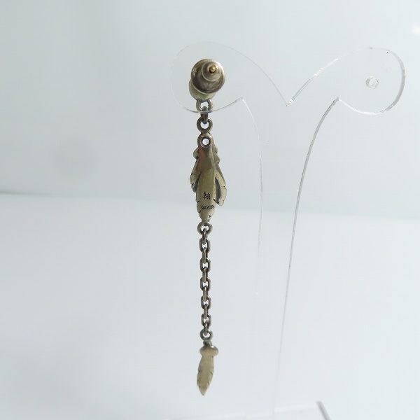 実際に弊社で買取させて頂いたBloody Mary/ブラッディマリー フェザードロップピアスの画像 3枚目