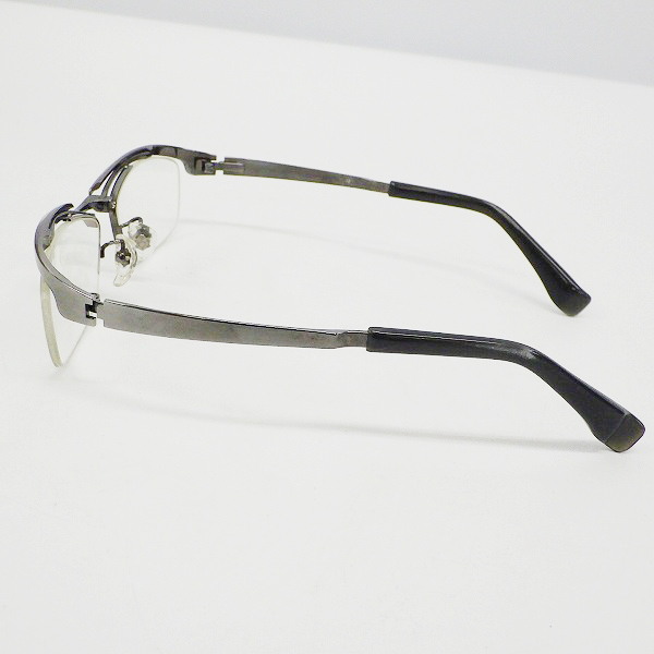 実際に弊社で買取させて頂いた999.9/フォーナインズ ハーフリム TITANIUM メガネフレーム 眼鏡/アイウェア S-320Tの画像 2枚目