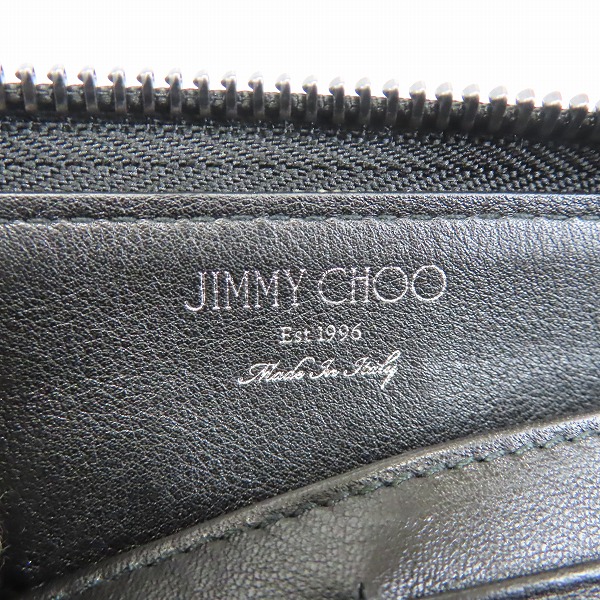 実際に弊社で買取させて頂いたJIMMY CHOO/ジミーチュー レザーウォレット 長財布の画像 5枚目