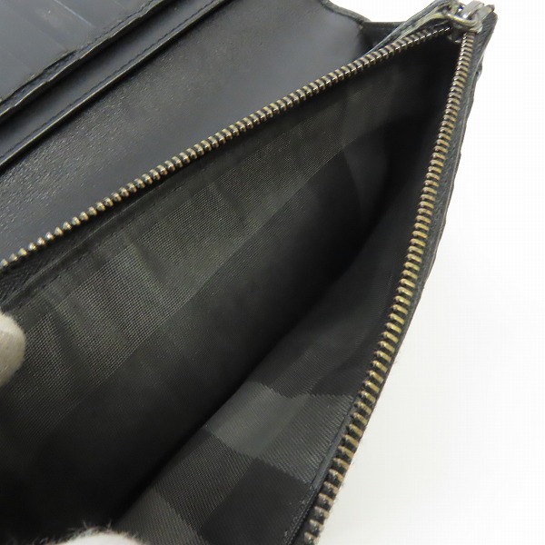 実際に弊社で買取させて頂いたBURBERRY/バーバリー レザー 二つ折り 長財布/ウォレットの画像 5枚目