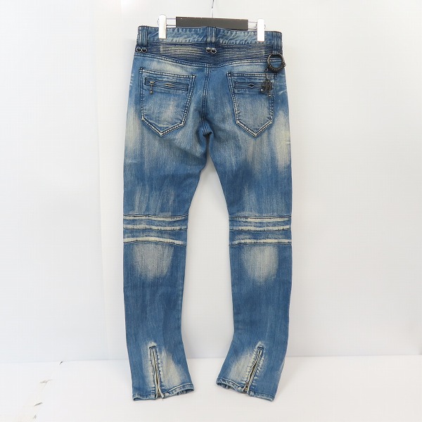 実際に弊社で買取させて頂いた【未使用】BUFFALO BOBS/バッファローボブズ MOTOボトム デニムパンツ MSB4103/2の画像 1枚目