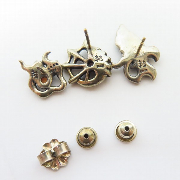 実際に弊社で買取させて頂いたBloody Mary/ブラッディマリー ストーンセット ピアス 3点セットの画像 2枚目