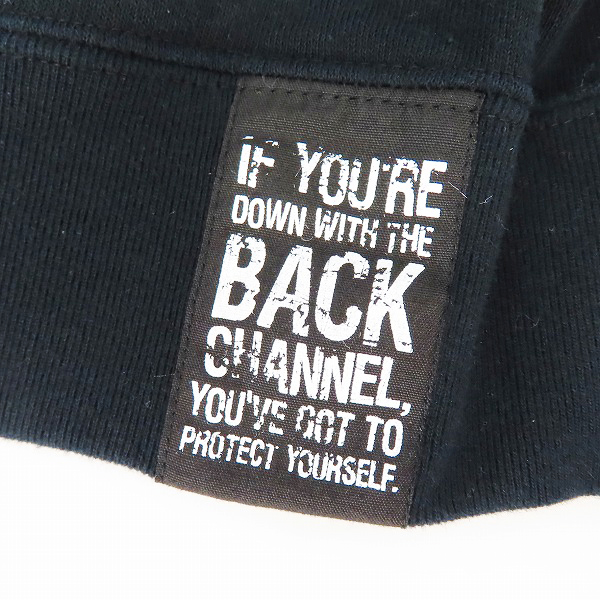 実際に弊社で買取させて頂いたBack Channel/バックチャンネル COOKIES カレッジロゴ プルオーバーパーカー/Mの画像 5枚目