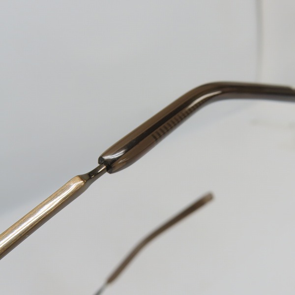 実際に弊社で買取させて頂いた999.9/フォーナインズ 21SS メガネフレーム O-50T の画像 8枚目