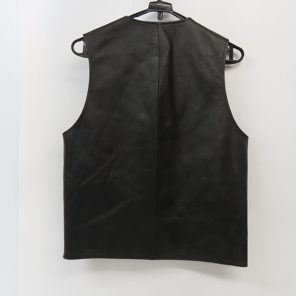 実際に弊社で買取させて頂いたCALEE /キャリー 牛革/カウレザー ベスト /Lの画像 1枚目