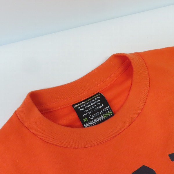 実際に弊社で買取させて頂いたBack Channel/バックチャンネル ジャージー素材 フロントプリント Tシャツ/Mの画像 4枚目