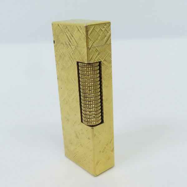 実際に弊社で買取させて頂いたdunhill/ダンヒル サイドローラー ガスライター ゴールドの画像 3枚目