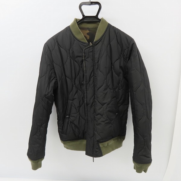 実際に弊社で買取させて頂いたHYDROGEN/ハイドロゲン カモフラ柄 リバーシブル ジップアップ ブルゾン/Sの画像 2枚目