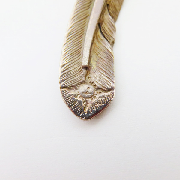 実際に弊社で買取させて頂いたFIRST ARROWS/ファーストアローズ フェザー ペンダント 左向き Sの画像 4枚目