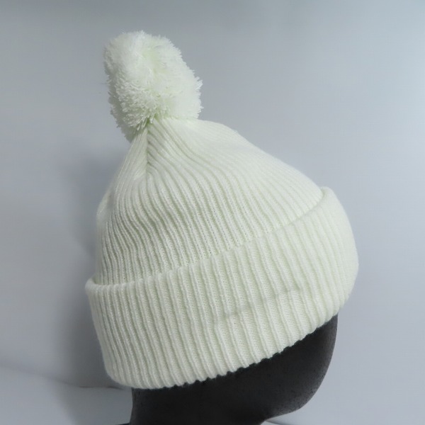 実際に弊社で買取させて頂いた(1)NEW ERA×FRAGMENT DESIGN/ニューエラ×フラグメント デザイン ポンポンニット リブ ホワイトの画像 4枚目