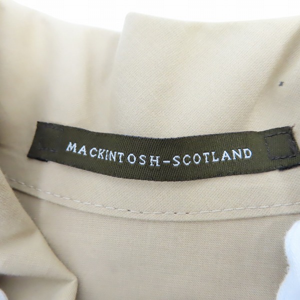 実際に弊社で買取させて頂いたMACKINTOSH/マッキントッシュ ステンカラーコート/36の画像 2枚目