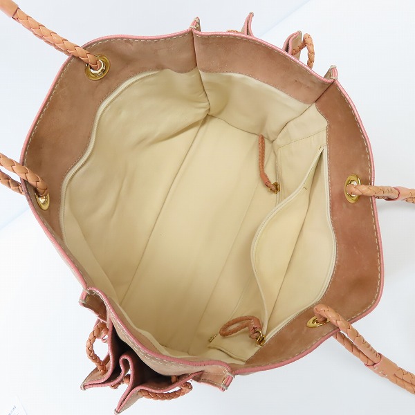 実際に弊社で買取させて頂いたLOEWE/ロエベ スウェード ハンドバッグの画像 3枚目