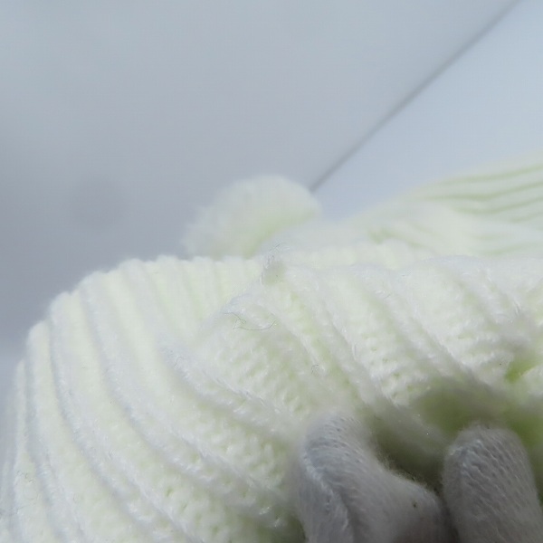 実際に弊社で買取させて頂いた(2)NEW ERA×FRAGMENT DESIGN/ニューエラ×フラグメント デザイン ポンポンニット リブ ホワイト の画像 8枚目