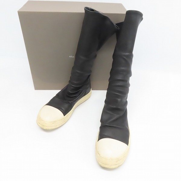 実際に弊社で買取させて頂いたRick Owens/リックオウエンス ラモーンズ ソックススニーカー RU18S5872/42