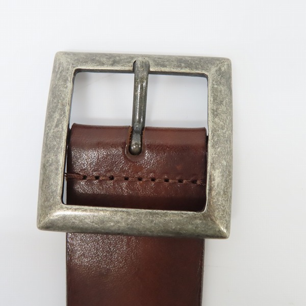 実際に弊社で買取させて頂いたARMANI JEANS/アルマーニジーンズ デニム パンツ/レザーベルト 2点セットの画像 7枚目