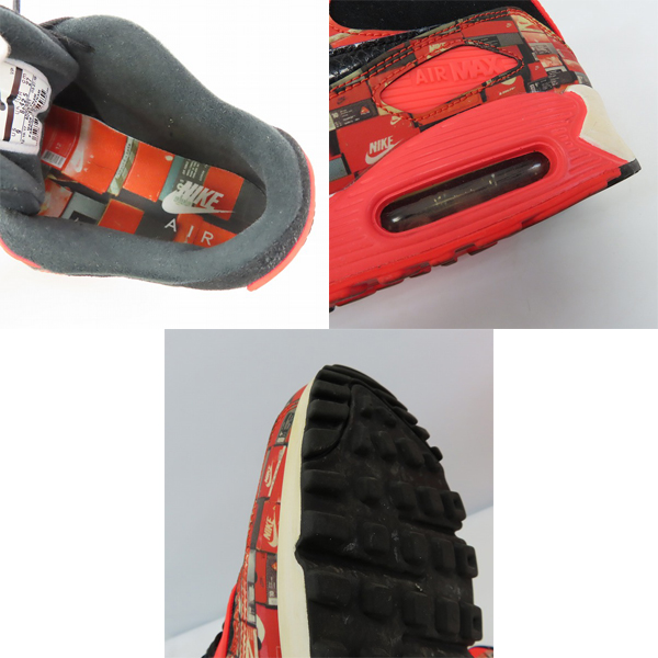 実際に弊社で買取させて頂いたNIKE×atmos/ナイキ×アトモス AIR MAX 90 PRNT WE LOVE NIKE AQ0926-001/27.0の画像 5枚目