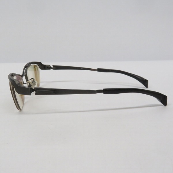 実際に弊社で買取させて頂いた999.9/フォーナインズ ハーフリム メガネフレーム/アイウェア S-316Tの画像 2枚目
