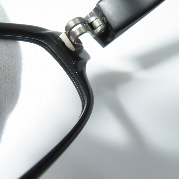 実際に弊社で買取させて頂いた999.9/フォーナインズ メガネ/眼鏡フレーム NP-16/黒の画像 8枚目