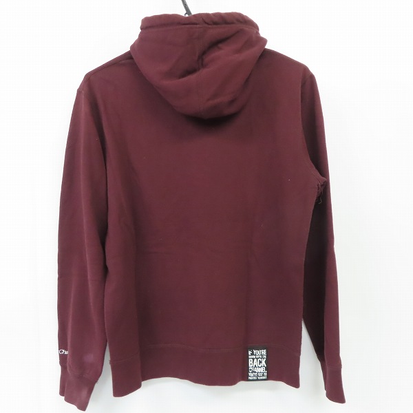 実際に弊社で買取させて頂いたBack Channel/バックチャンネル 99 カレッジロゴ プルオーバーパーカー/Mの画像 1枚目
