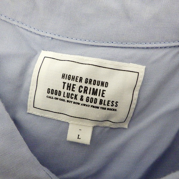 実際に弊社で買取させて頂いたTHE CRIMIE/クライミー レオパード柄切り替えデザイン 半袖シャツ/Lの画像 2枚目