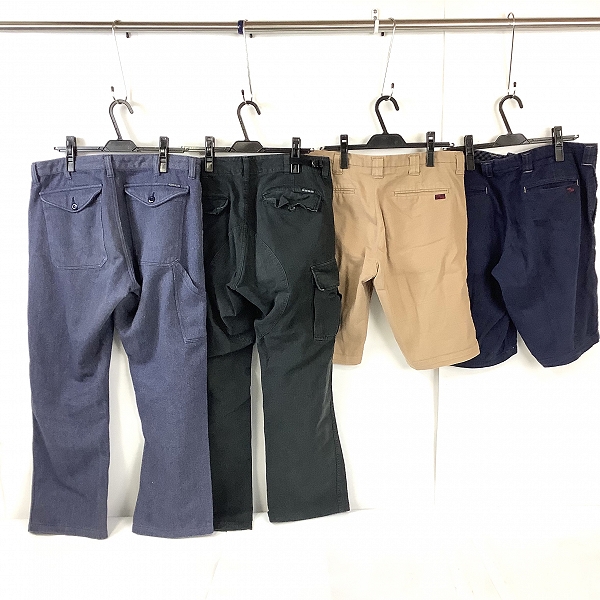 実際に弊社で買取させて頂いたBLUE BLUE/ブルーブルー ハーフパンツ カーゴパンツ 等 4点セットの画像 1枚目