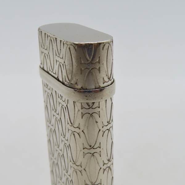 実際に弊社で買取させて頂いたCartier/カルティエ シルバー 総柄 ガスライターの画像 6枚目