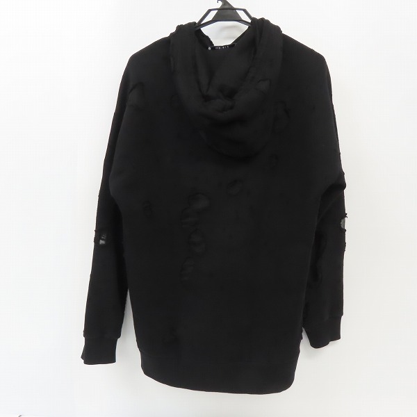 実際に弊社で買取させて頂いたGIVENCHY/ジバンシィ ヴィンテージ/ダメージ加工 ロゴプリントパーカー BW900C3Z05/Mの画像 1枚目