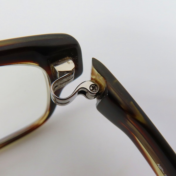 実際に弊社で買取させて頂いた999.9/フォーナインズ ウェリントン/スクエア 眼鏡フレーム/メガネフレーム NP-17の画像 7枚目