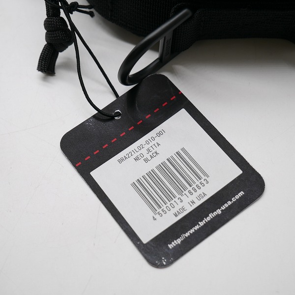 実際に弊社で買取させて頂いたBRIEFING/ブリーフィング NEO JETTA ショルダーバッグ 黒 BRA221L02の画像 6枚目