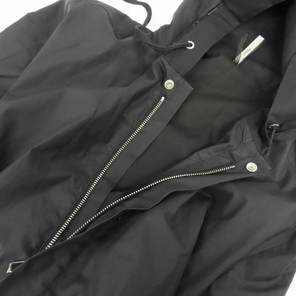 実際に弊社で買取させて頂いた【JPタグ】Dior homme/ディオールオム ジップアップ フーディー ロングコート 263C349Z1910/44 の画像 6枚目