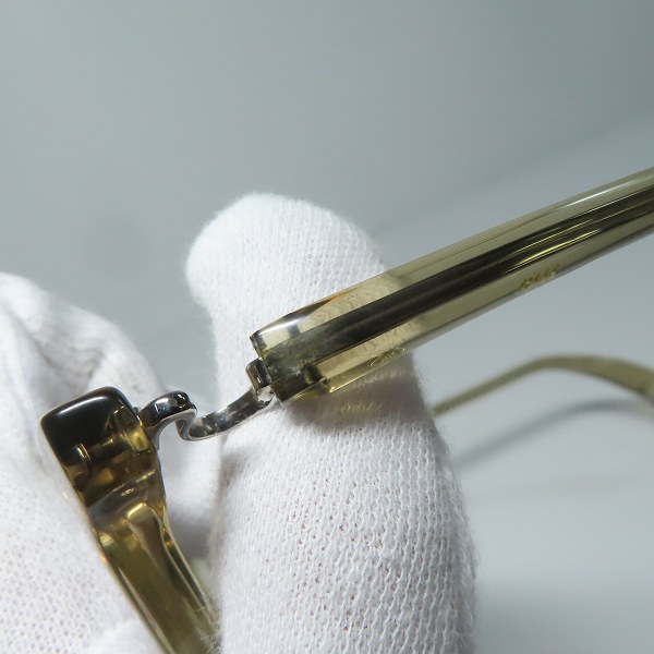 実際に弊社で買取させて頂いた999.9/フォーナインズ ALL STANDARD レンズ度入り 眼鏡/メガネ フレーム アイウェア/NP-14の画像 8枚目