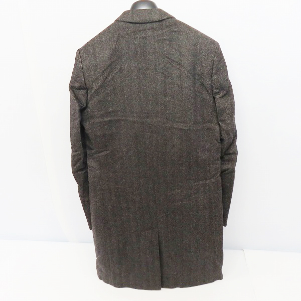 実際に弊社で買取させて頂いたHUGO BOSS/ヒューゴボス ウール チェスターコート/50の画像 1枚目