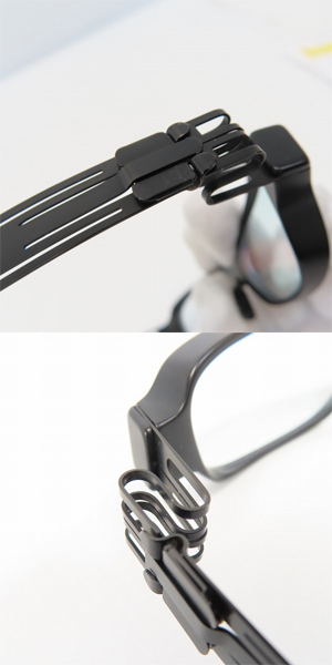 実際に弊社で買取させて頂いた999.9 for ic!berlin/フォーナインズ フォー アイシーベルリン mikame3 度入り メガネフレーム/アイウェアの画像 8枚目