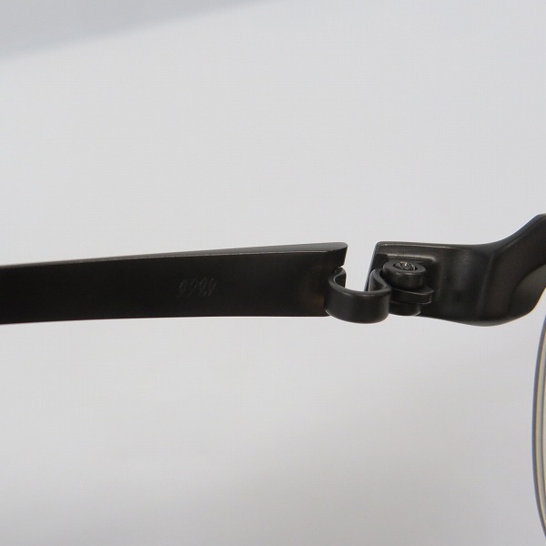 実際に弊社で買取させて頂いた999.9/フォーナインズ ハーフリム メガネフレーム/アイウェア S-316Tの画像 5枚目