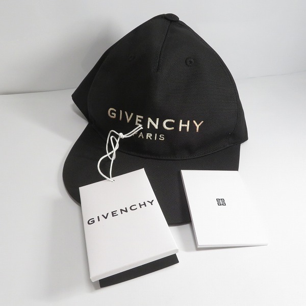 実際に弊社で買取させて頂いたGIVENCHY/ジバンシィ ロゴ刺繍 フラットピークキャップ BPZ001K0CEの画像 9枚目