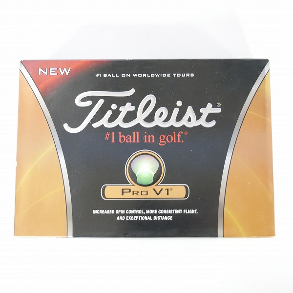 実際に弊社で買取させて頂いた(1)【未使用】Titleist/タイトリスト PRO V1 ゴルフボール 1ダースの画像 2枚目